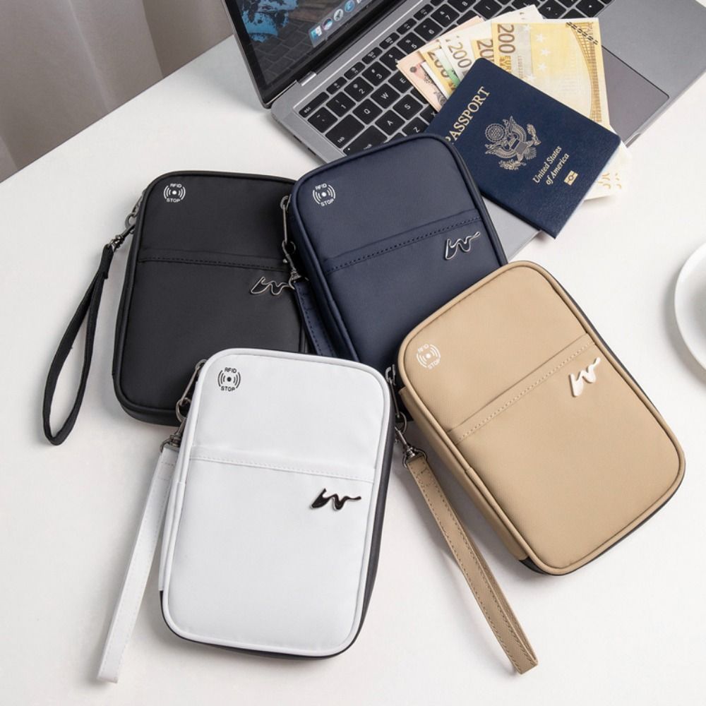 Travel Accessories In Bulk - Portable Polyester Card Case Large Capacity