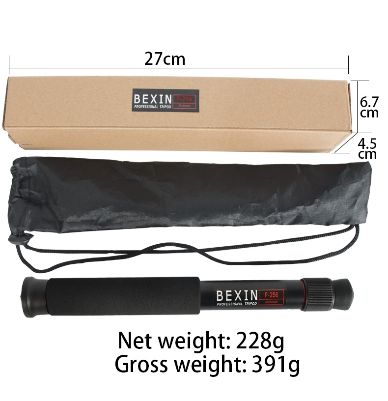 Travel Accessories Highpoint - BEXIN P256 Flexible Aluminum Camera Monopod