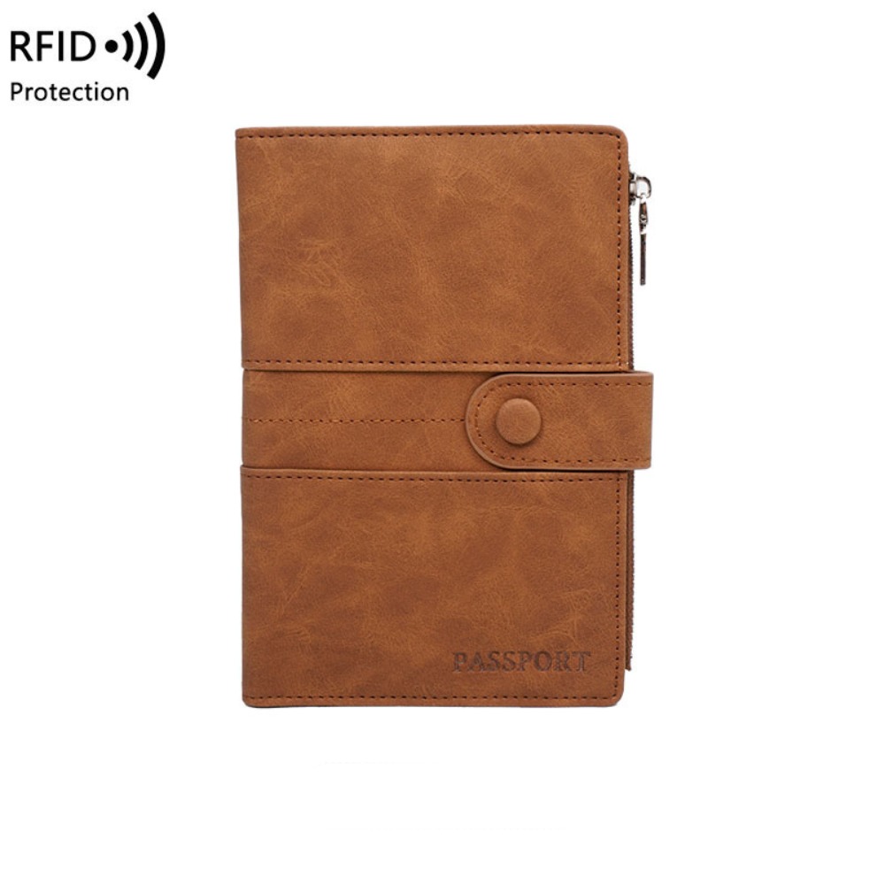 Passport Holder Rfid - Creative RFID Anti-Theft PU Passport Bag