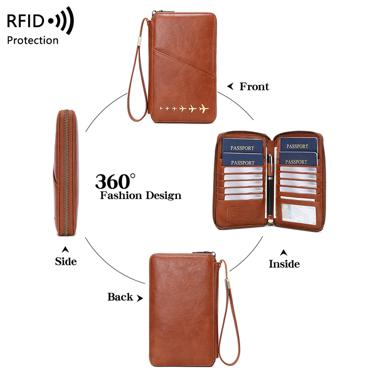 Trendy Airplane Design RFID Bl - đánh giá và giá Passport Holder Rfid