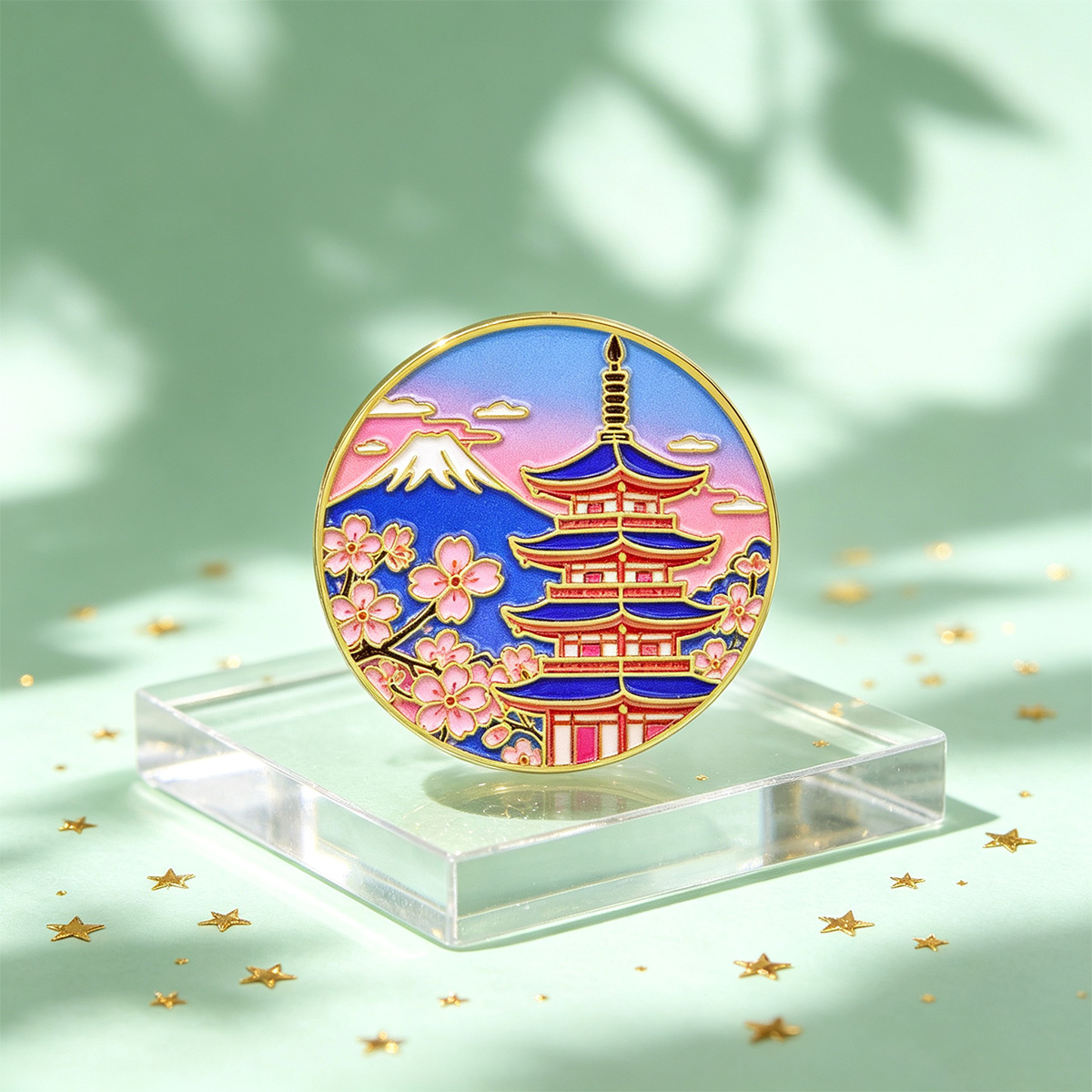 Japanese Cherry Blossom Enamel - đánh giá và giá Travel Accessories Jewelry