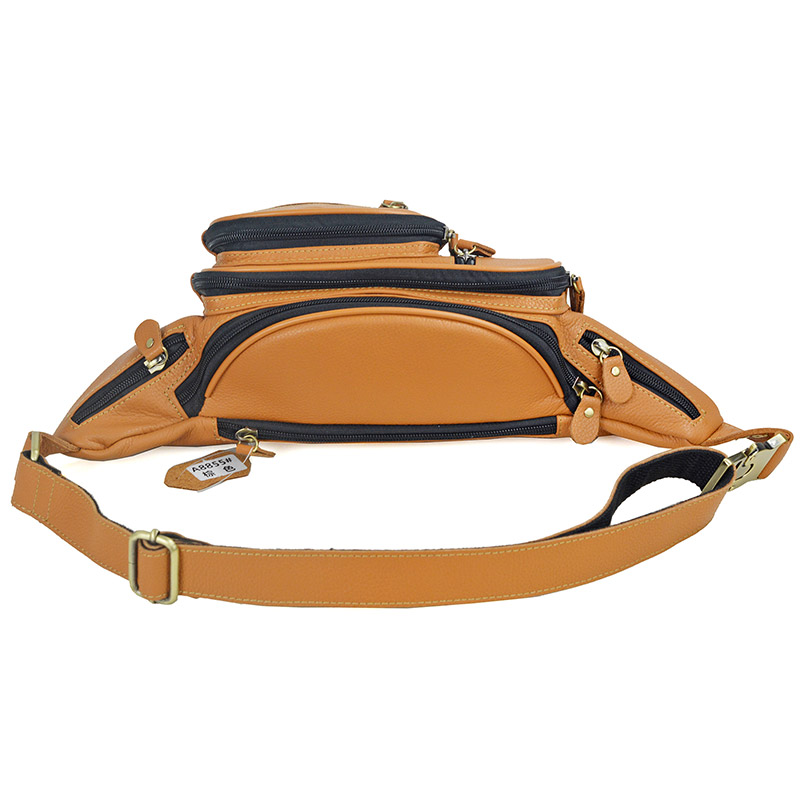Men Genuine Leather Waist Pack - đánh giá và giá Travel Accessories Leather