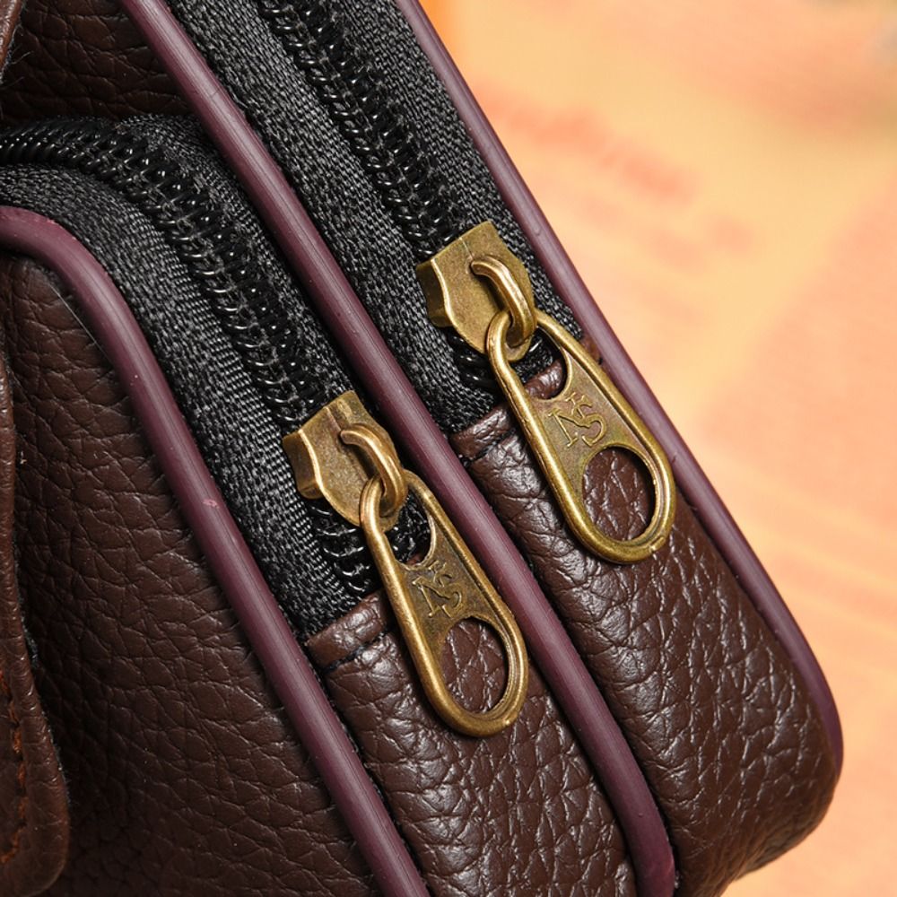 Casual PU Leather Men Waist Ba - đánh giá và giá Travel Accessories Leather