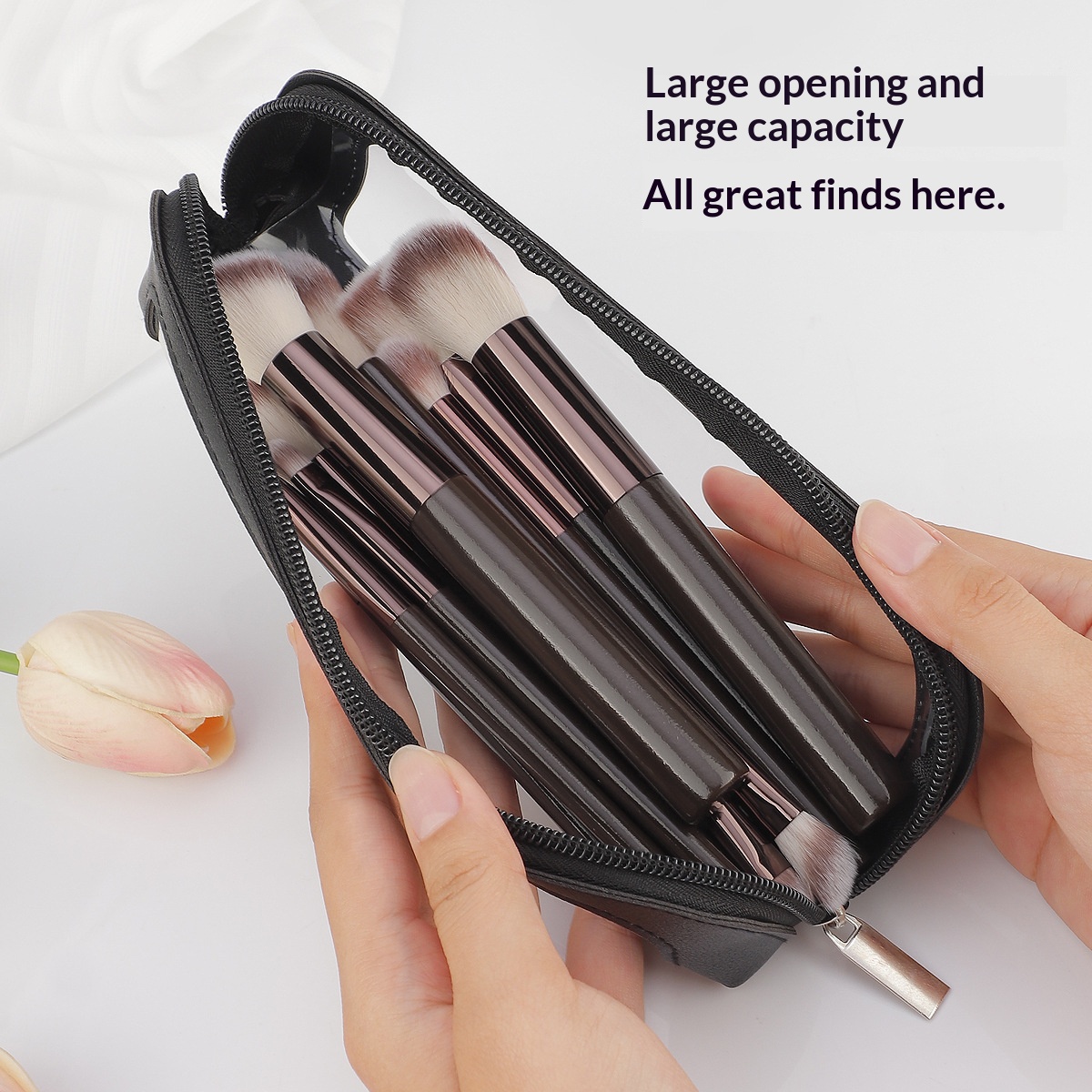 Small Clear PU Leather Travel  - đánh giá và giá Travel Accessories Leather