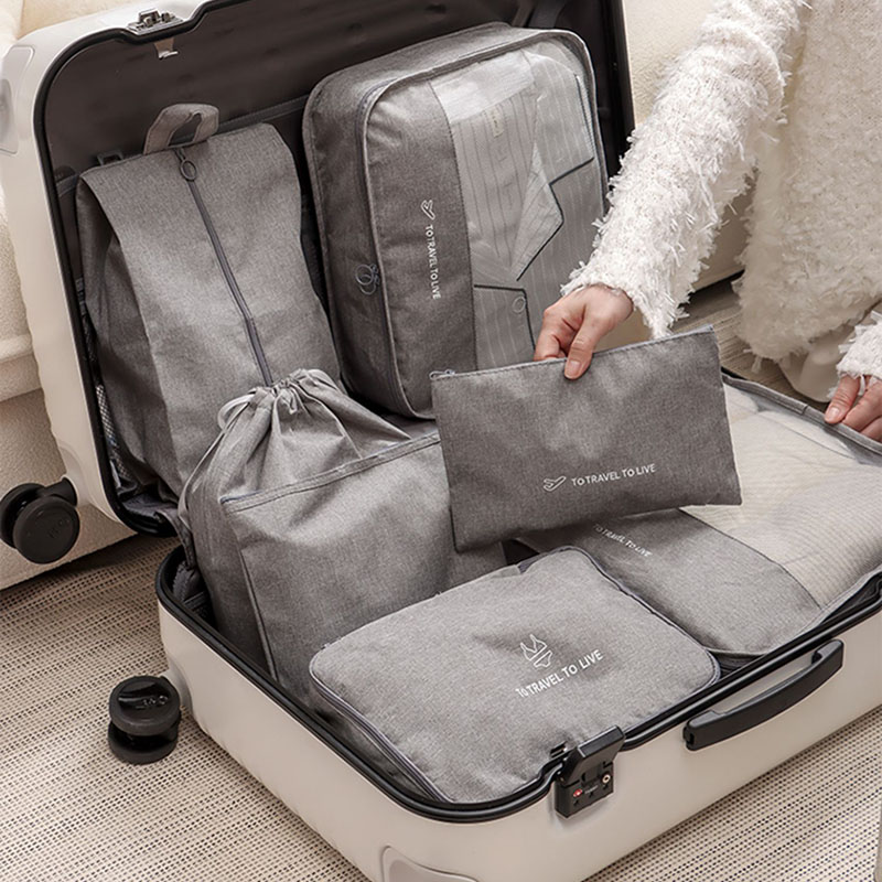 7 Piece Travel Packing Cubes S - đánh giá và giá Travel Accessories Kit For Men