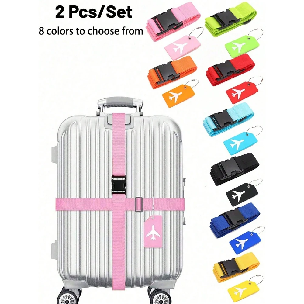 Luggage Strap Set with Luggage - đánh giá và giá Travel Accessories In Bulk