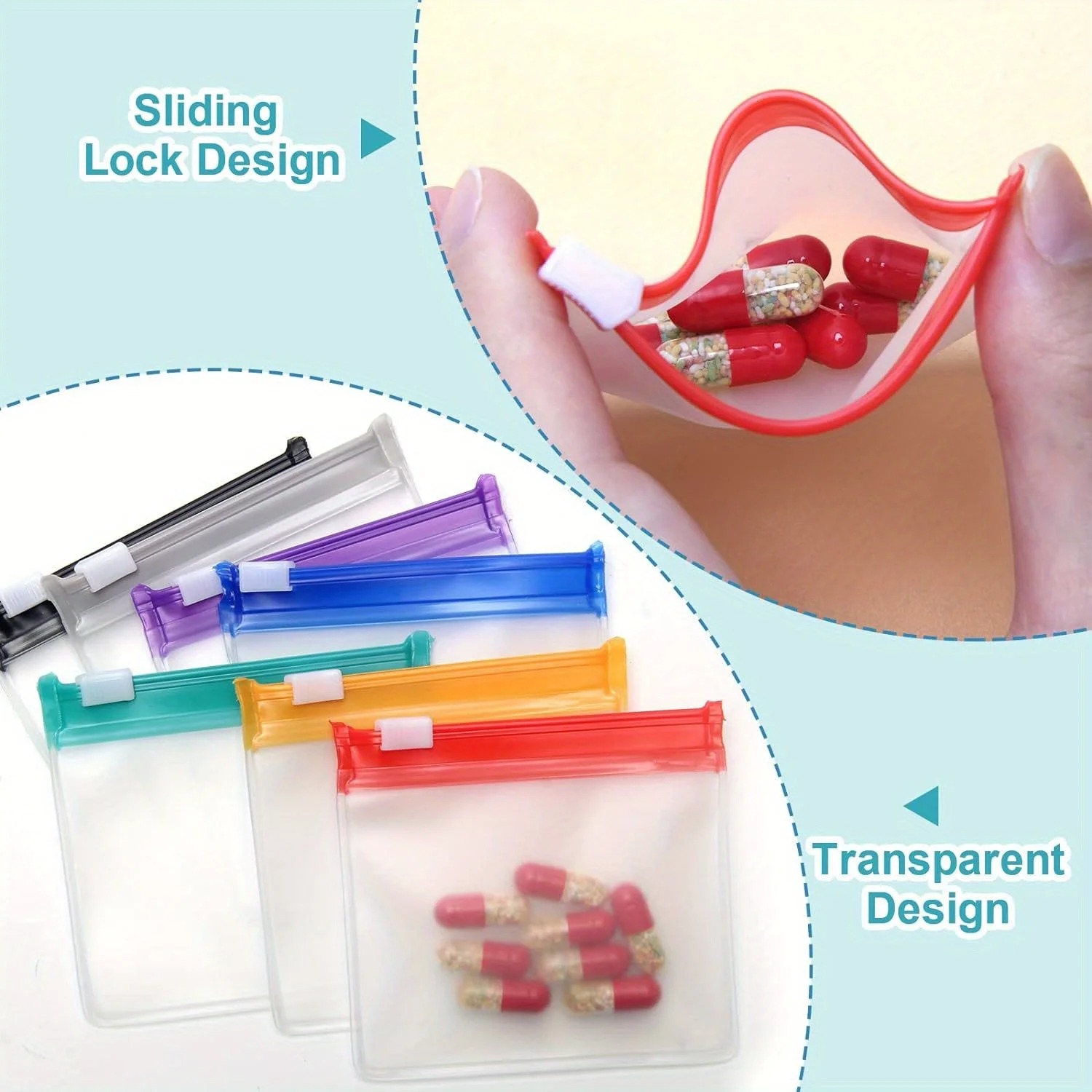 Mini Colorful Pill Dispenser B - đánh giá và giá Travel Accessories Jewelry