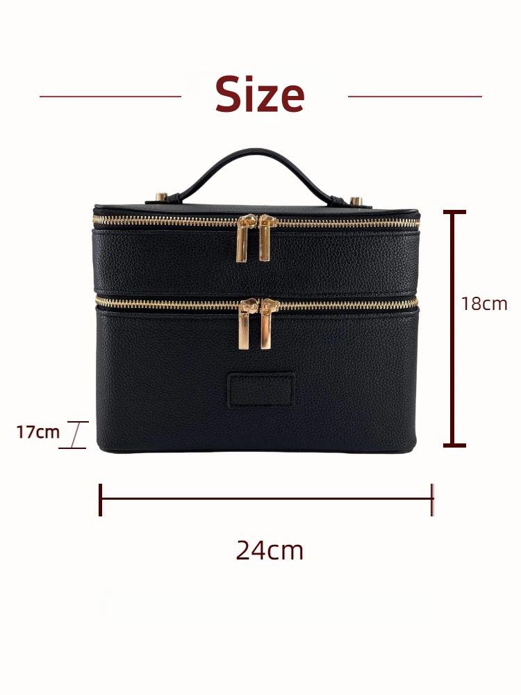 Large Capacity Double-layer Lu - đánh giá và giá Travel Accessories Leather