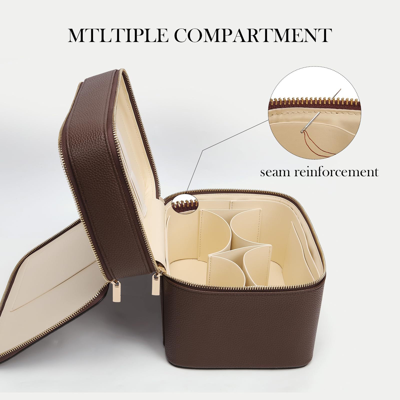 Large Capacity Double-layer Lu - đánh giá và giá Travel Accessories Leather