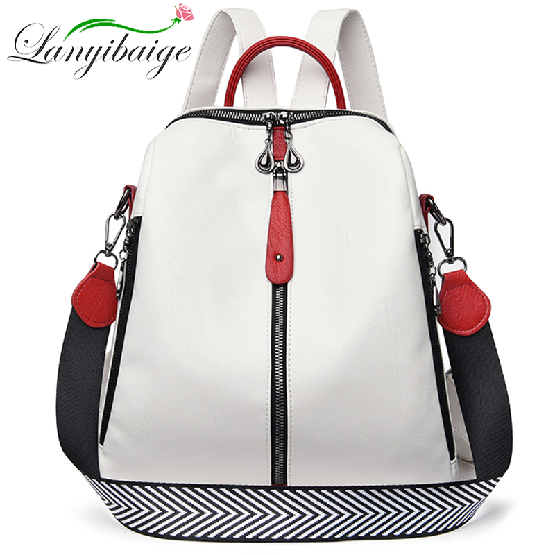Fashion Backpack Women Soft Le - đánh giá và giá Travel Accessories Leather