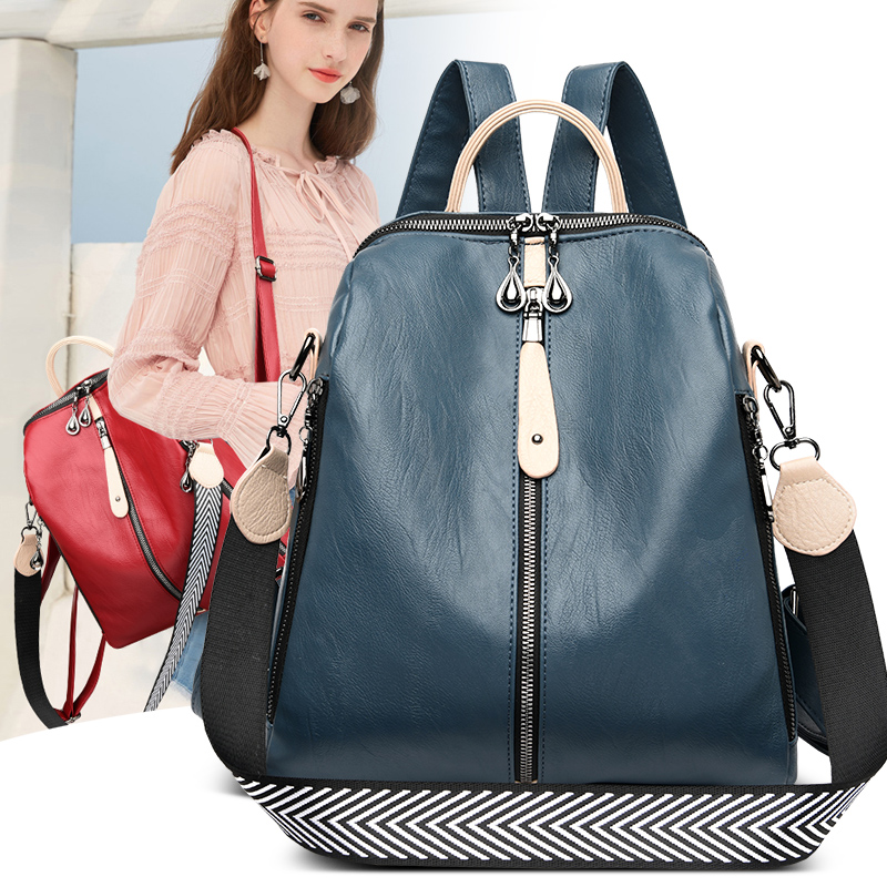 Fashion Backpack Women Soft Le - đánh giá và giá Travel Accessories Leather