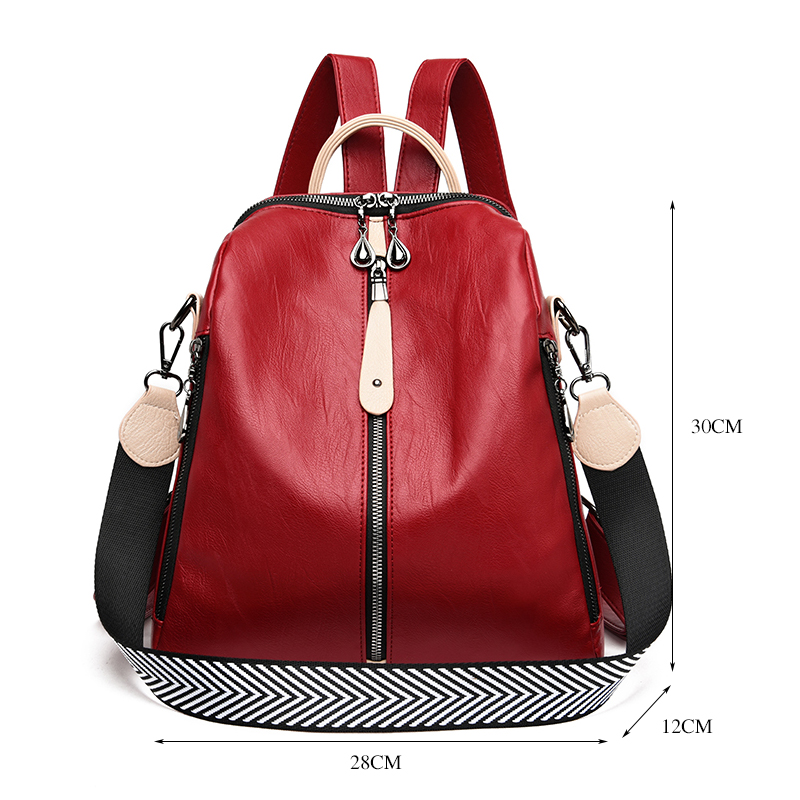 Fashion Backpack Women Soft Le - đánh giá và giá Travel Accessories Leather
