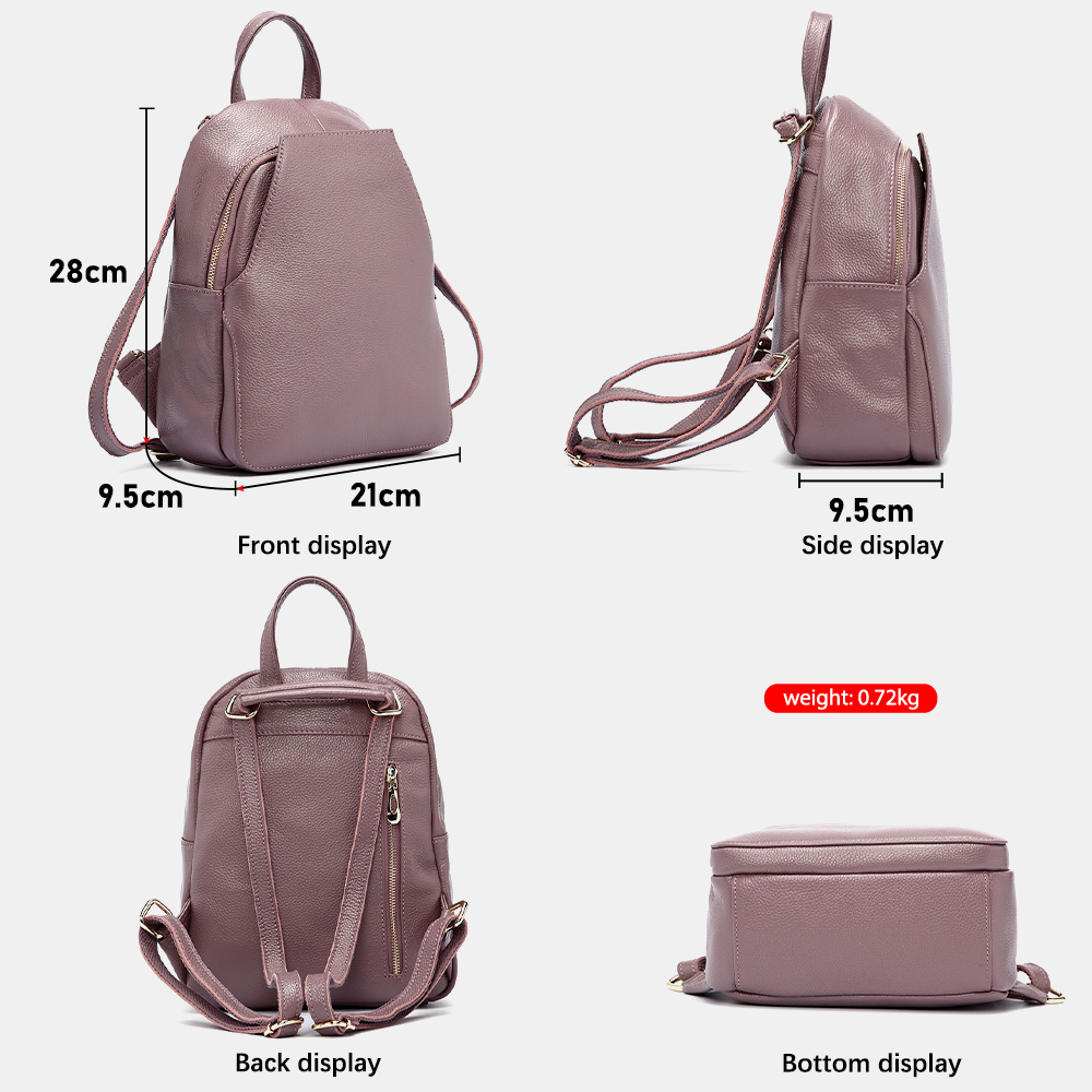 Zency Charm Nữ Ba Lô Nam Da Th - đánh giá và giá Travel Accessories Leather
