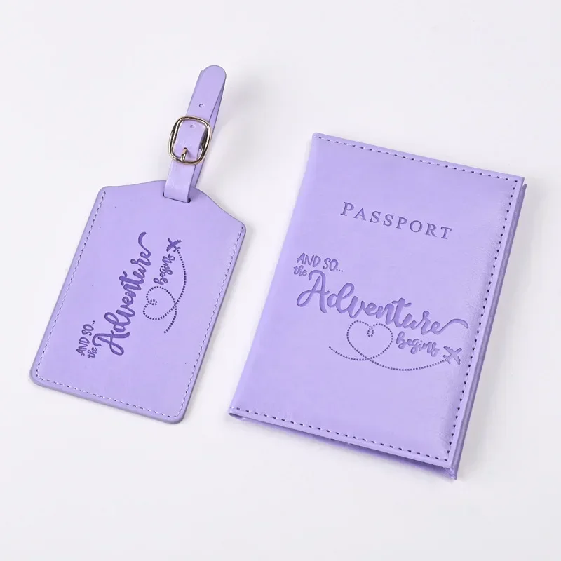 New Purple PU Leather Passport - đánh giá và giá Travel Accessories In Bulk