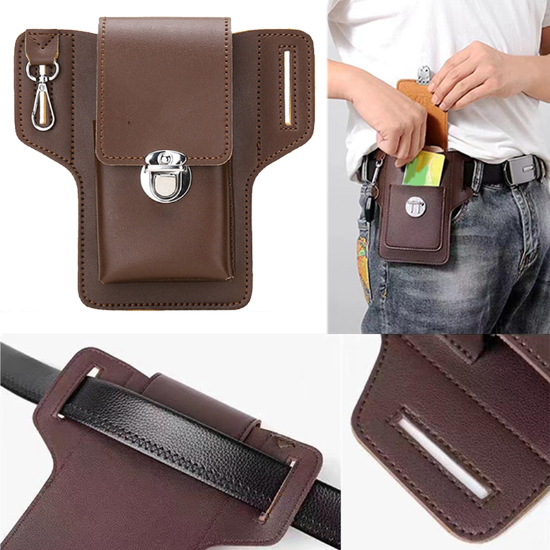 Fashion Men Multi-function PU  - đánh giá và giá Travel Accessories Leather
