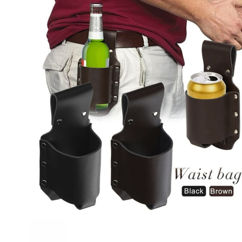 1pc Classic PU Leather Bottle  - đánh giá và giá Travel Accessories Leather