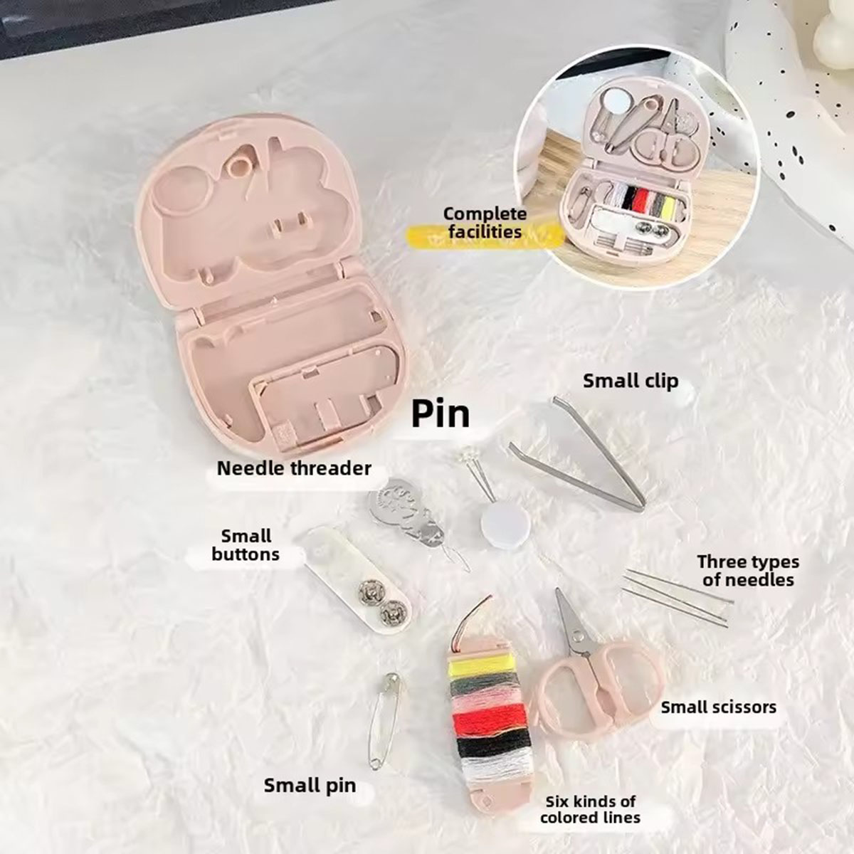 Mini Manual Sewing Machine Kit - đánh giá và giá Travel Accessories Kit For Men