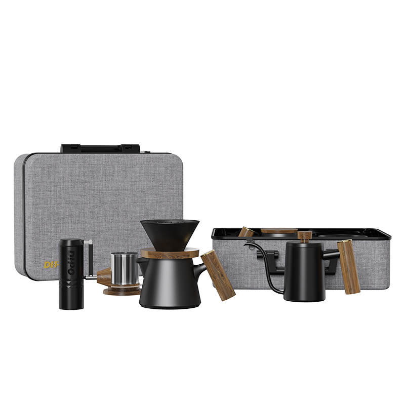 DHPO Luxury Coffee Kit Set wit - đánh giá và giá Portable Travel Kettle