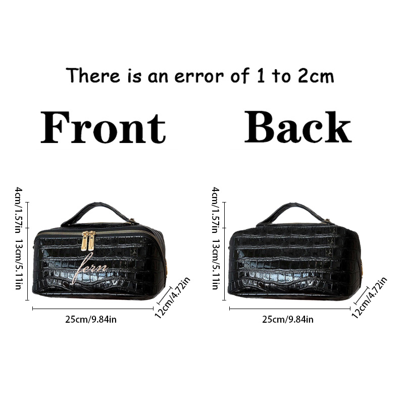 Embroidered Croc Makeup Bag Pe - đánh giá và giá Travel Accessories Ideas