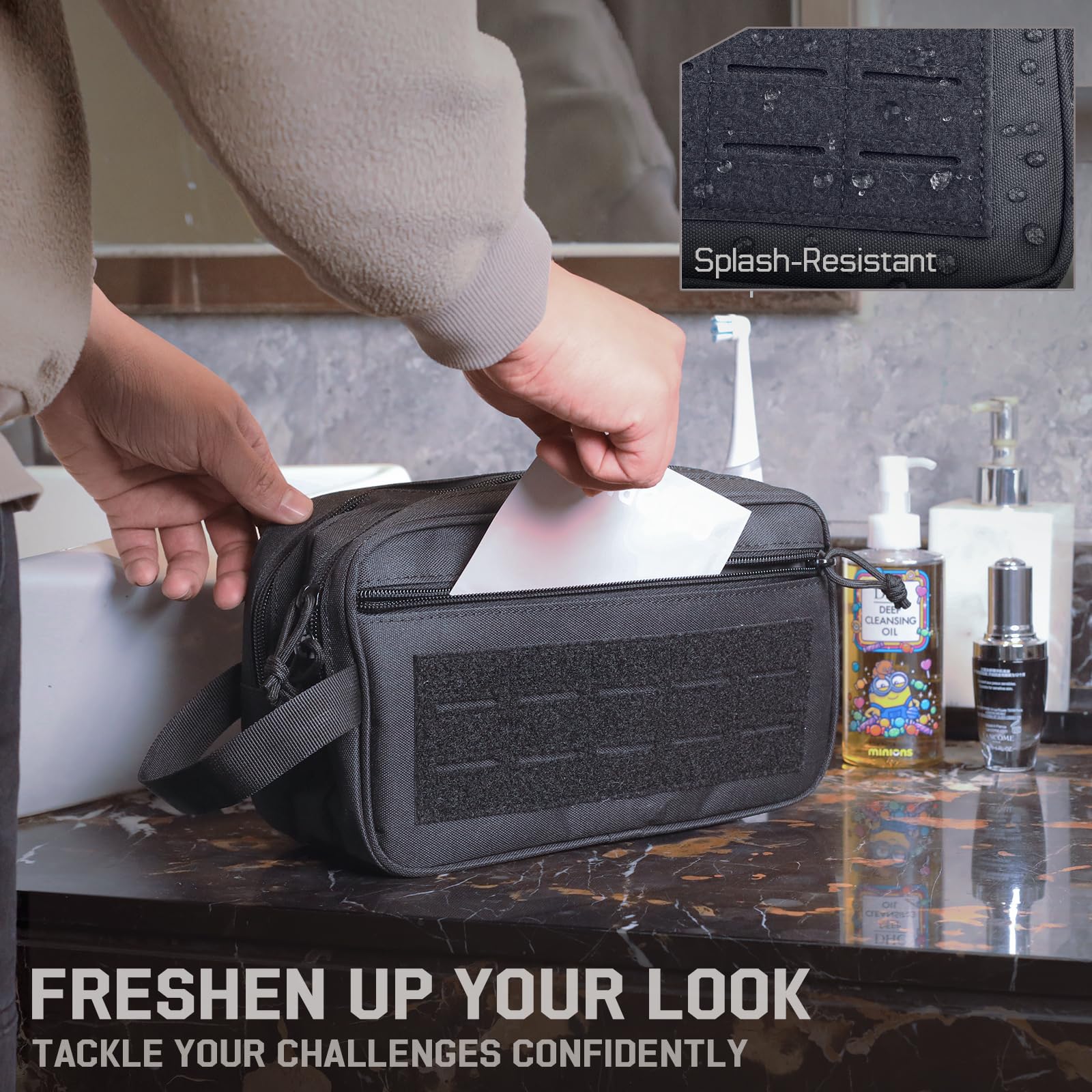 Tactical Toiletry Bag for Men, - đánh giá và giá Travel Accessories Kit For Men